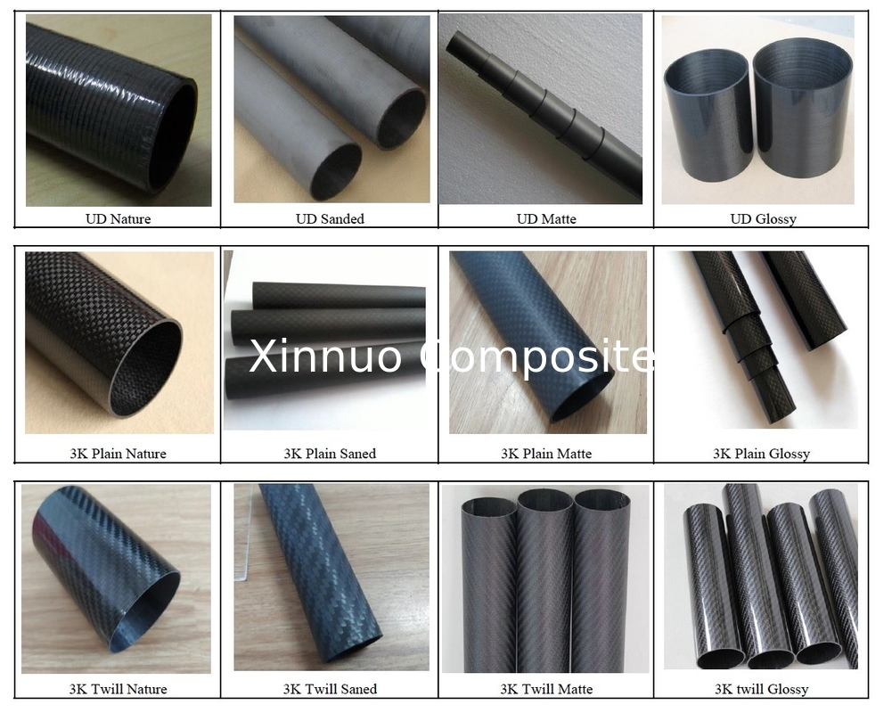 different carbon fiber finish suit for different applications