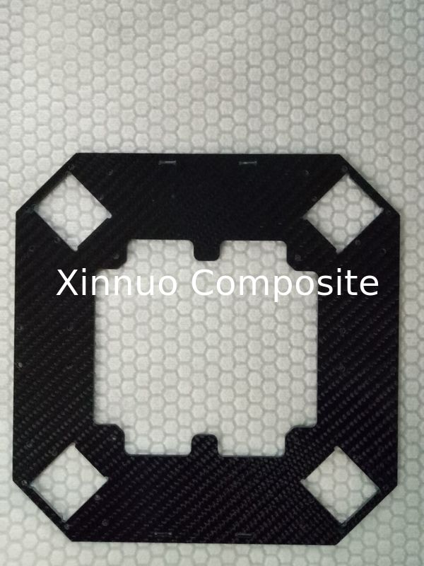 CNC carbon fiber plate board sheet  with 3K twill /3K plain surface thickness 1mm 2mm 3mm