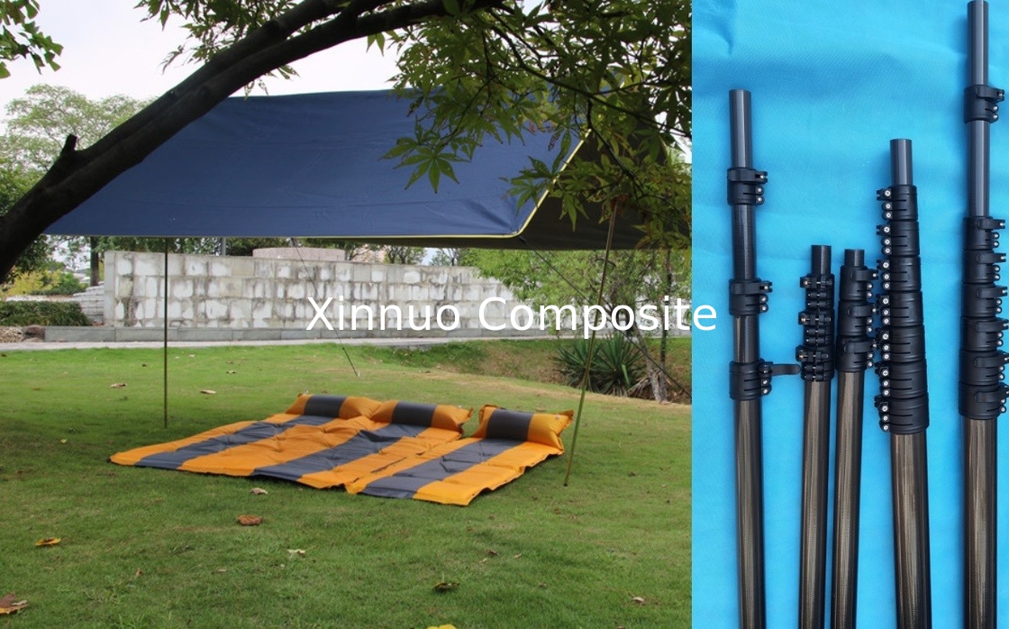 3m 10ft  5m 16ft 8m 26ft  carbon fiber telescopic pole for the canopy of the heavens  tent rod at outdoors
