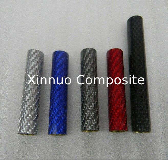 factroy supply carbon fiber Electronic cigarette tube carbon fibre vape pen tube  100mm length