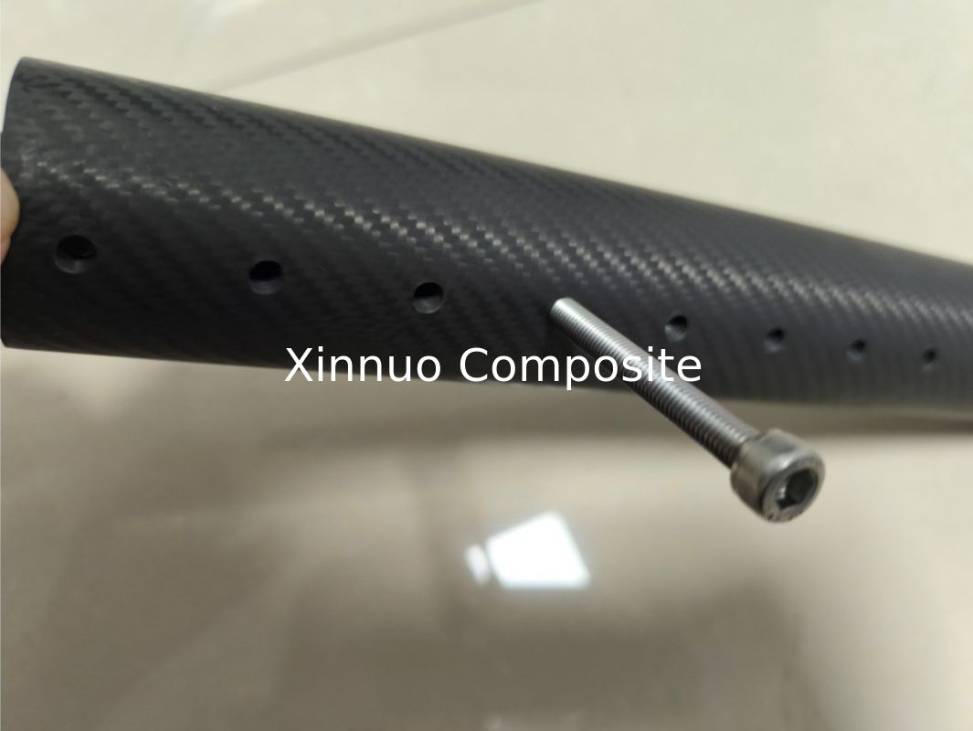 Can you tap screw holes or dill thread holes on the carbon fiber tubes directly