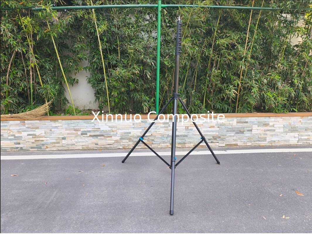 12m 40ft 15m 50ft 18m 60ft carbon telescopic pole with tripod  for photography
