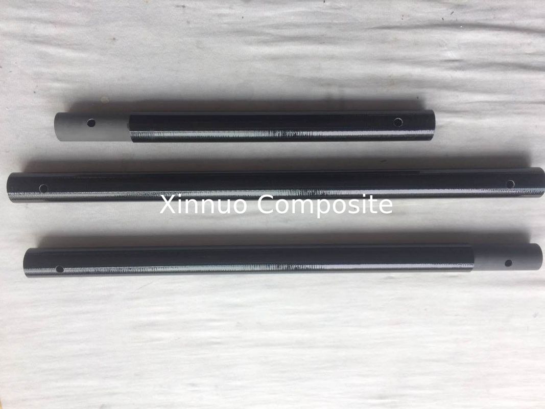Professional  precision hole drilling slotted carbon fiber tube with nice hole/slotted edges