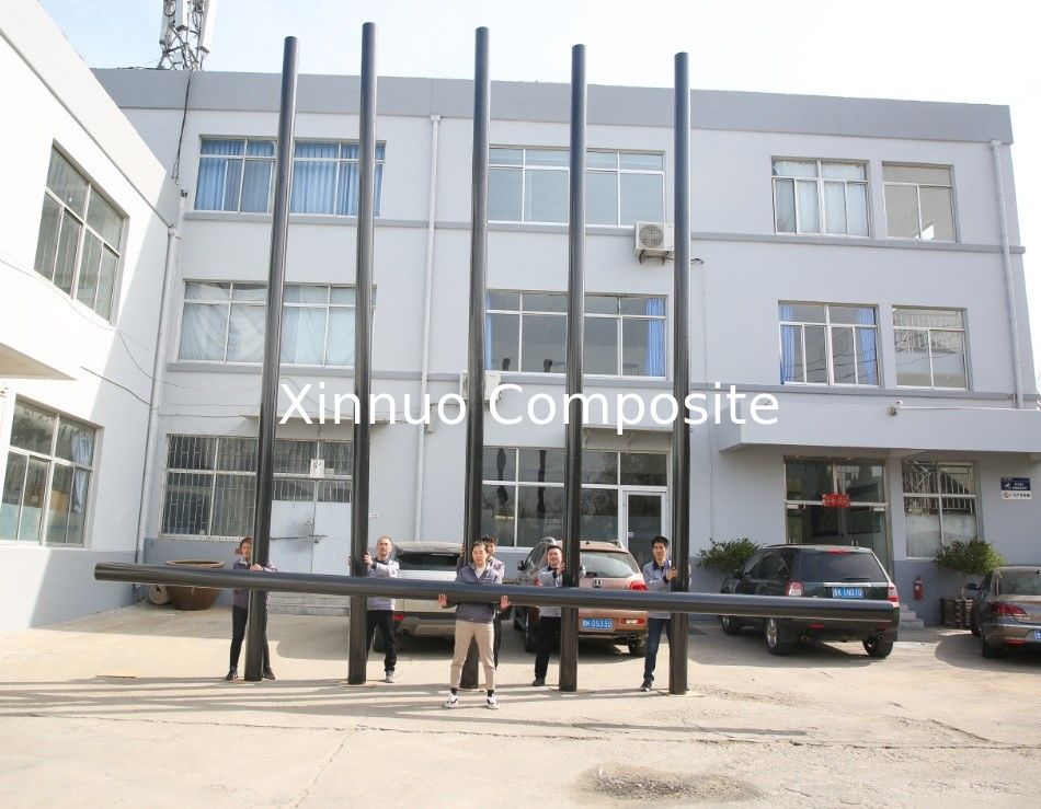 8 meter 26 feet long carbon fiber tube for Wind power tower pole sail mast pole