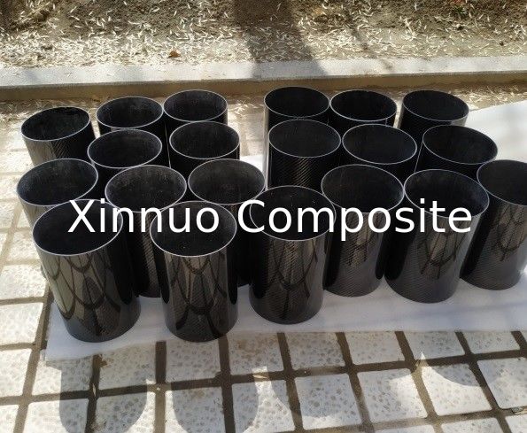 161mm 9 inch  Good looking CF pipe carbon fibre tube for car airfilter vehicle automotive air intake pipe