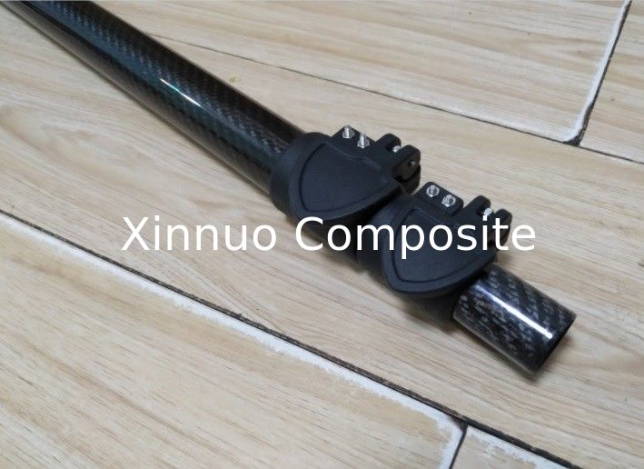 1.5 meter 59 inch length carbon fiber telescopic poles for solar panel cleaning pole  car washing rod