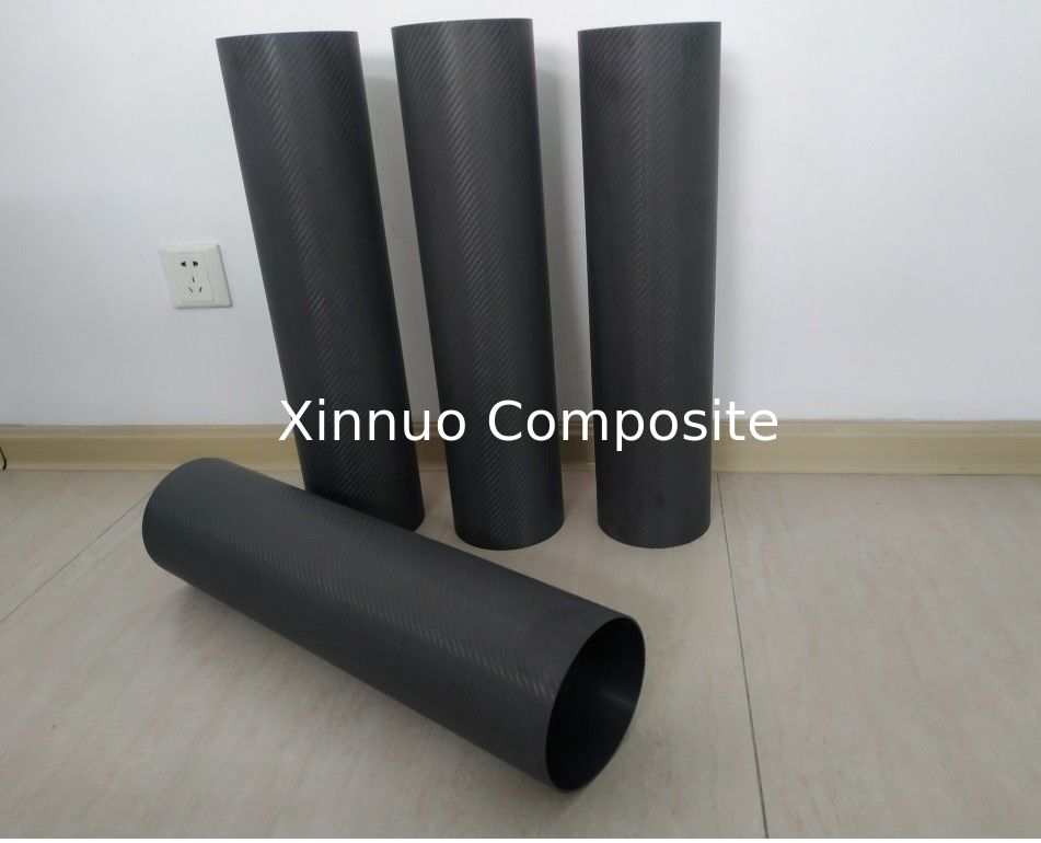 140mm 5.51 inch outer diameter low intertia carbon fiber shaft for guide roller