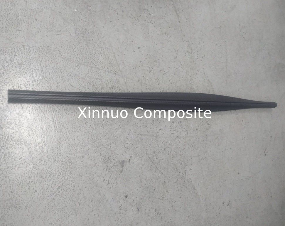 32mm 3K twill glossy/matte carbon fiber oval speargun ellipse tube for fish shooting