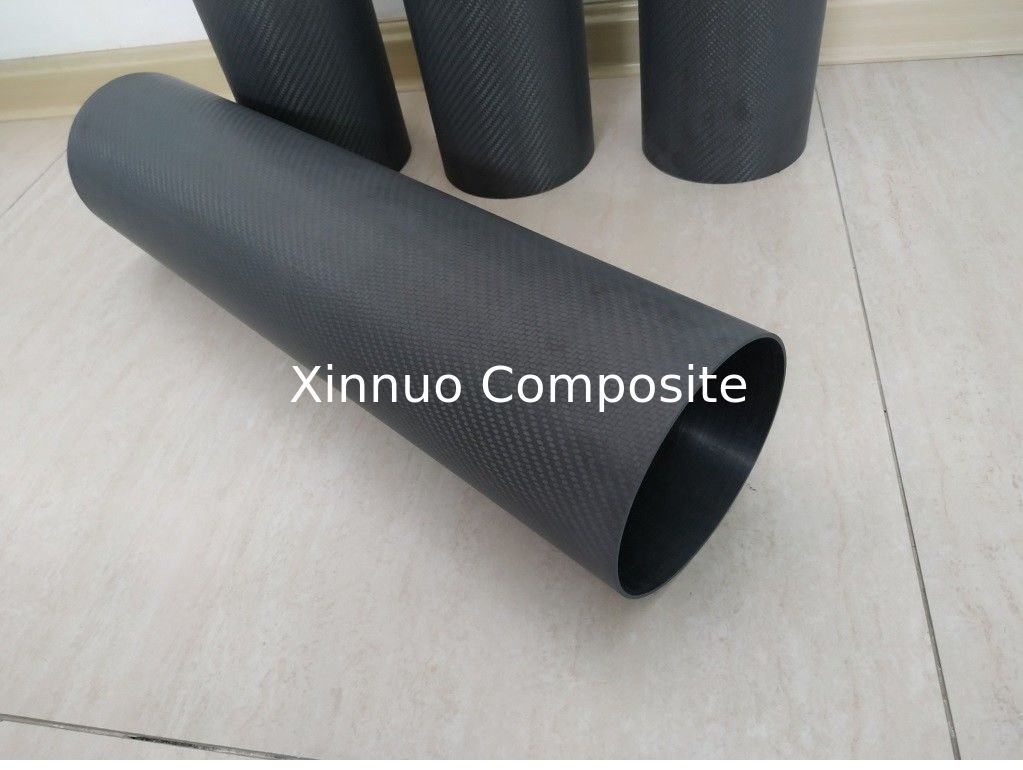high stiff 3K twill sanded carbon fiber circular tube carbon fibre  tubing