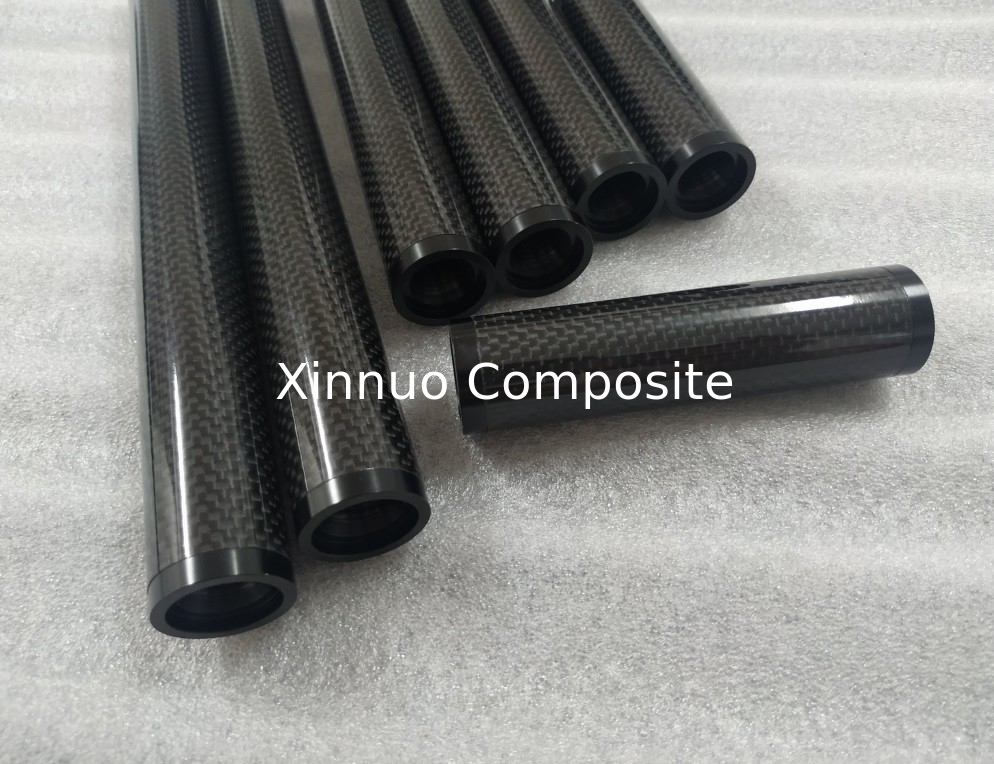 3K twill carbon fiber thread tube high modulus carbon tube  carbon fiber rod