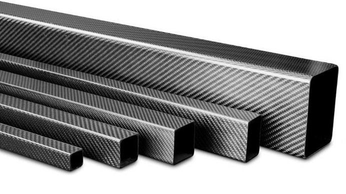 carbon fiber square rod frame rectangular rod tubing  and connectors with good structural properties