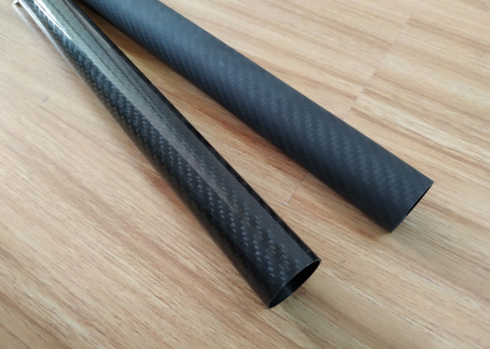 3K twill weave glossy/matte/semiglossy/sanded carbon fiber tubes frames for kite bone/tools/toys
