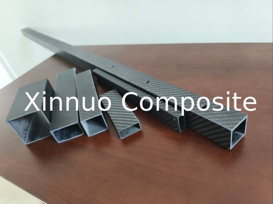 3K twill high strength square carbon fiber tube made in China