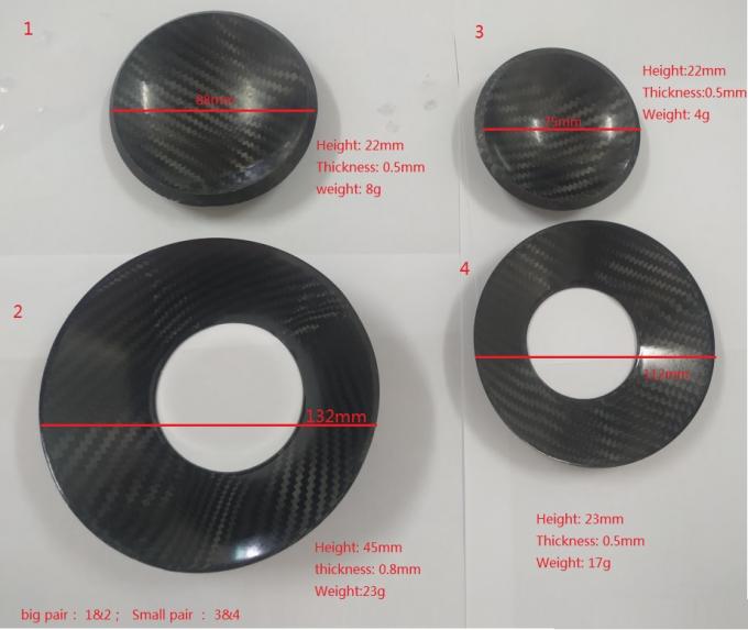 5 inch carbon fiber speaker cone carbon fibre loud speaker subwoofer