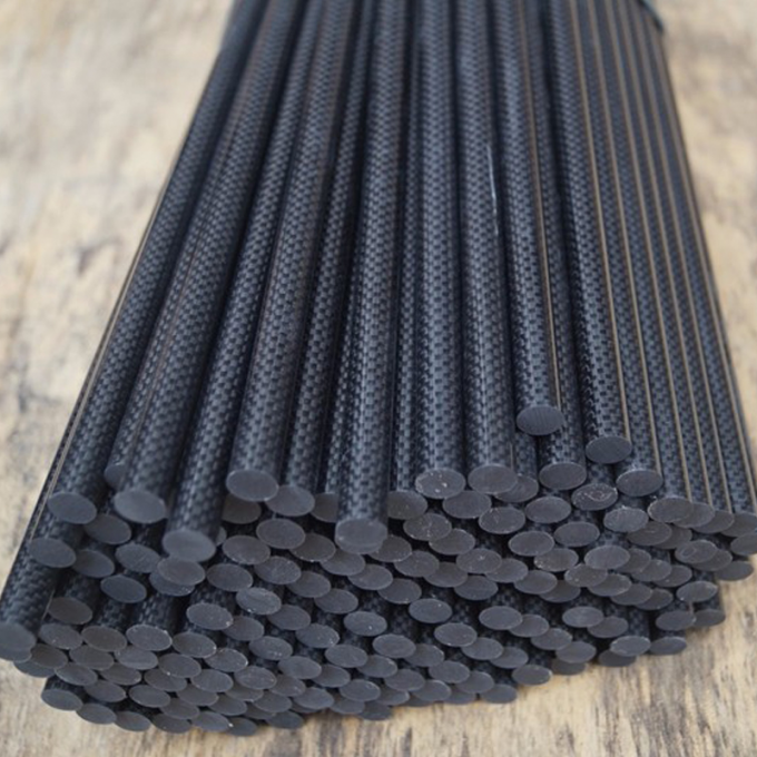 custom 140 mm diameter solid carbon fiber rods pultruded carbon rods
