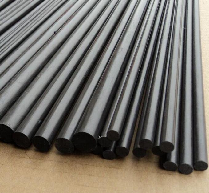custom 140 mm diameter solid carbon fiber rods pultruded carbon rods